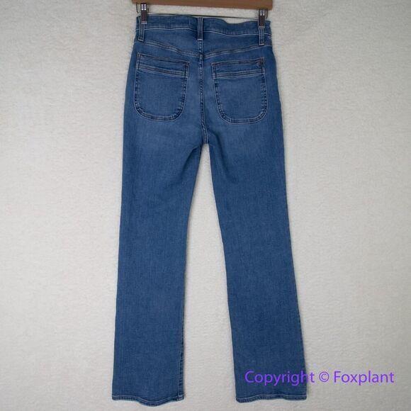 New! Madewell Kick Out Full-Length Jeans in‎ merrigan wash, size 27 - Picture 8 of 16